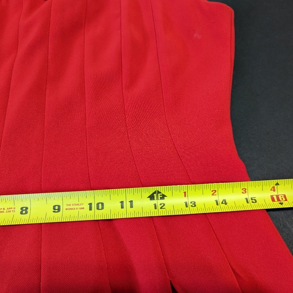 H&M Red Fit and Flare dress size 10 - Picture 7 of 10